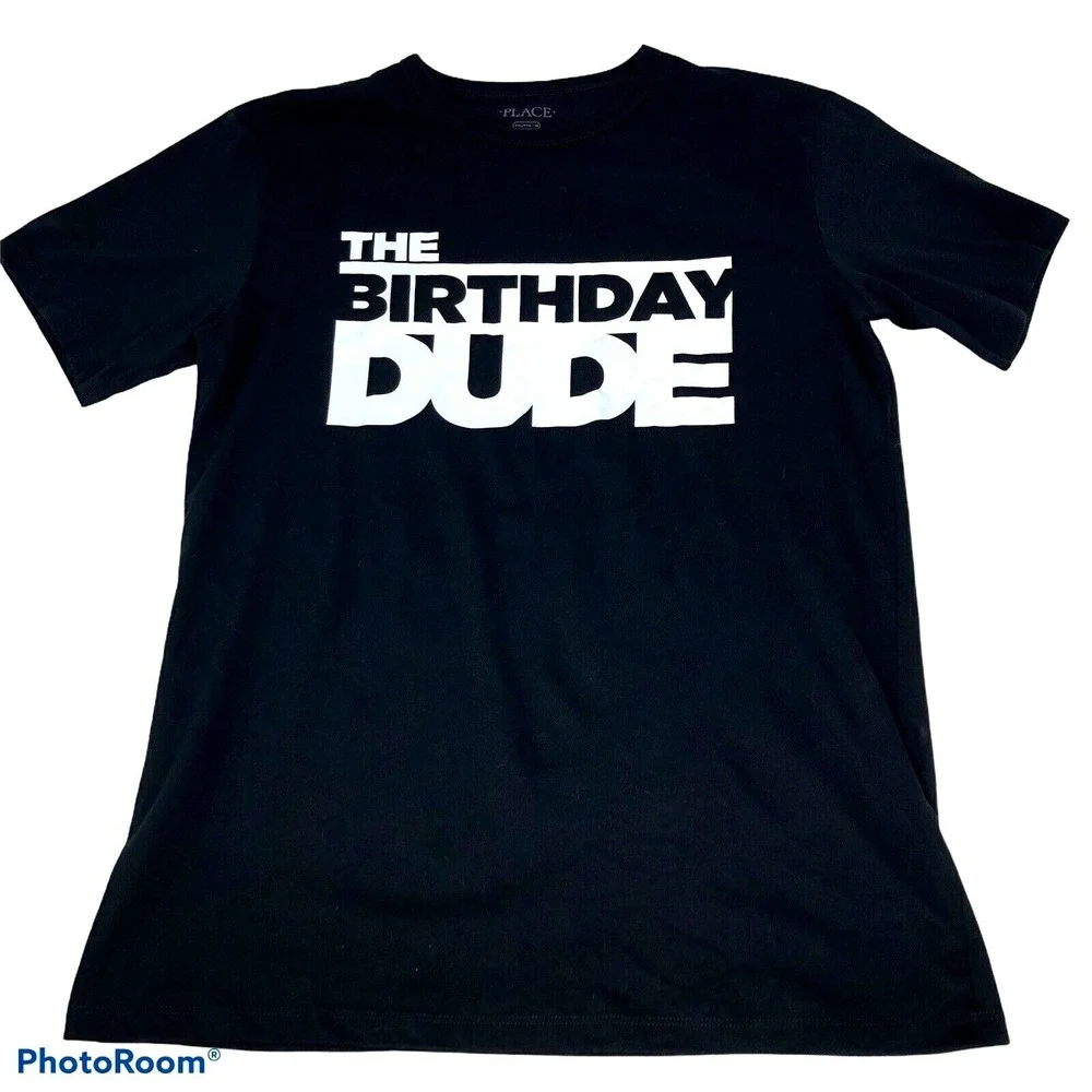 The Children's Place Birthday‎ T-shirt Boy's Size XXL 16 Short Sleeve NEW